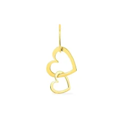 Pendentif Deux Cœurs EDORA OR 375/1000