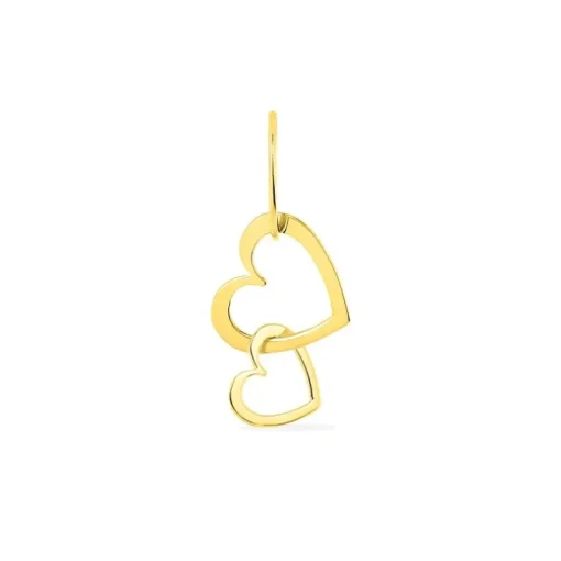 Pendentif Deux Cœurs EDORA OR 375/1000