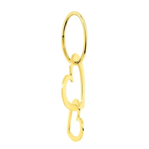 Pendentif Deux Cœurs EDORA OR 375/1000