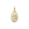 Pendentif EDORA COLLECTION ESSENTIAL ANGE OVALE Or Jaune 375/1000