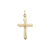 Pendentif EDORA COLLECTION ESSENTIAL CROIX Or Jaune 375/1000