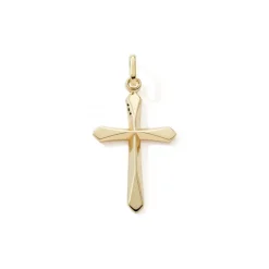 Pendentif EDORA COLLECTION ESSENTIAL CROIX Or Jaune 375/1000