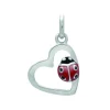 Pendentif Enfant EDORA Coeur Argent 925/1000