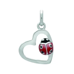 Pendentif Enfant EDORA Coeur Argent 925/1000