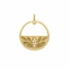 Pendentif Femme LES CADETTES NÉNUPHAR PRÉCIEUSE Laiton Doré