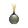Pendentif Femme OR 750/1000 Jaune et Perle