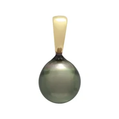 Pendentif Femme OR 750/1000 Jaune et Perle