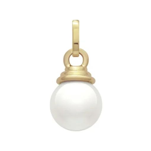 Pendentif Femme OR 750/1000 Jaune et Perle
