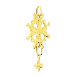 Pendentif Huguenote EDORA OR 375/1000