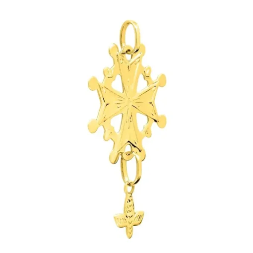 Pendentif Huguenote EDORA OR 375/1000