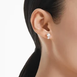 Puces Femme SWAROVSKI MATRIX Métal Rhodié et Oxydes 5694225