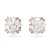Puces Femme SWAROVSKI STILLA Métal Doré Rose et Oxydes 5638801