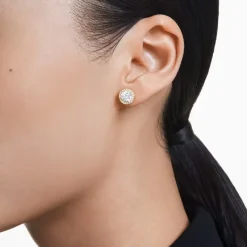 Puces Femme SWAROVSKI UNA Métal Doré et Oxydes 5686637