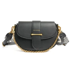 Sac Femme à rabat et Bandoulière Mac Alyster Désinvolte Noir MS-552-02