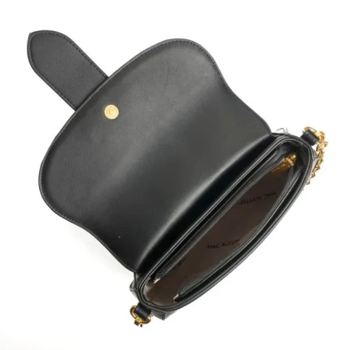 Sac Femme à rabat et Bandoulière Mac Alyster Désinvolte Noir MS-552-02