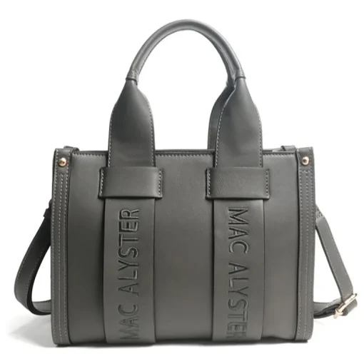 Sac Femme Petit Cabas et Bandoulière Mac Alyster Basic Clover ANTHRACITE KSI-222