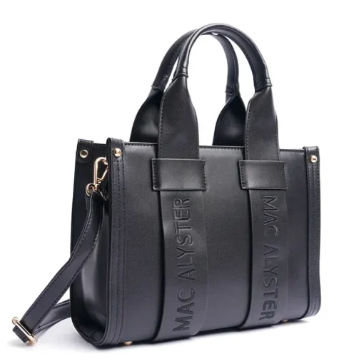 Sac Femme Petit Cabas et Bandoulière Mac Alyster Basic Clover Noir KSI-222