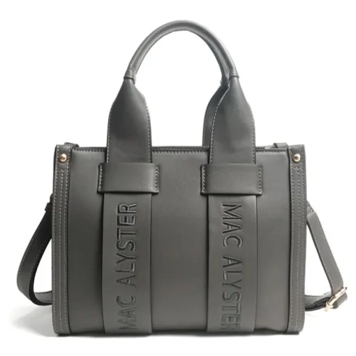 Sac Femme Petit Cabas et Bandoulière Mac Alyster Basic Clover ANTHRACITE KSI-222