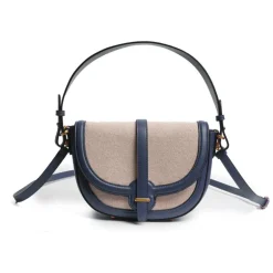 Sac Femme Porté Main et Badouillère Mac Alyster Synonyme Marine MS-553-03