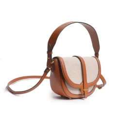 Sac Femme Porté Main et Badouillère Mac Alyster Synonyme Cognac MS-553-03