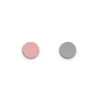 Simili Bague 16mm LES GEORGETTES Rose Clair Gris Clair