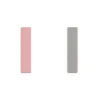 Simili Bagues 12mm LES GEORGETTES Rose Clair et Gris Clair