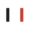 Simili Bagues 12mm LES GEORGETTES Paillettes Noires et Rouge